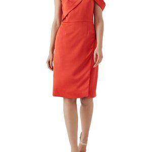 Reiss Melissa Twist One-Shoulder Cocktail Dress 4 NWT
